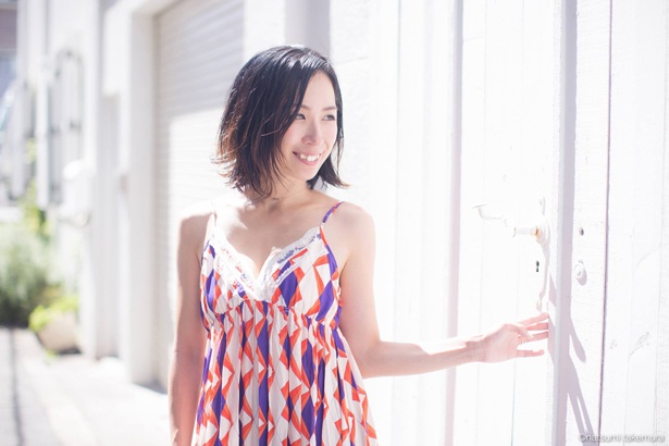 ステージイベントゲストの、「関西美活」代表・田中美帆さん。フジテレビ系「あいのり」に出演したことも！
