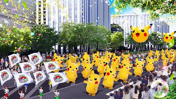 最終日2023年8月14日限定のパレード「Let’s Celebrate! The Pokemon Parade!!」