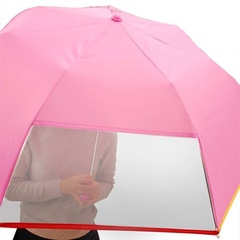 透明窓があると前方を確認しやすい