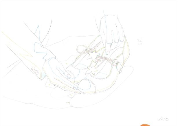 「言の葉の庭」土屋堅一による原画