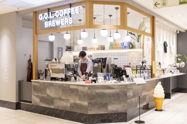 名古屋パルコ西館B1で営業している2号店「Q.O.L.COFFEE BREWERS」