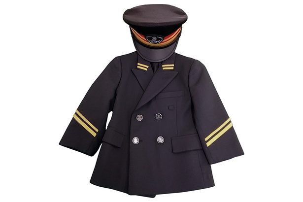 「北総鉄道」の子供用制服を着て、記念撮影しよう