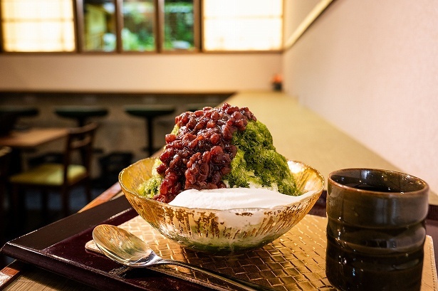 抹茶にも小豆にもこだわった「宇治金時」(1540円)