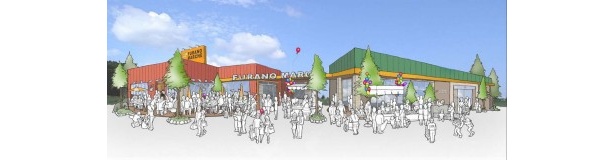 「フラノ・マルシェ」の場所はJR富良野駅からほど近い、国道36号沿い。富良野へ行ったら立ち寄らない手はない