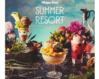 南仏のリゾートの高級感をイメージした”ハーゲンダッツ夏季限定ショップ”OPEN！