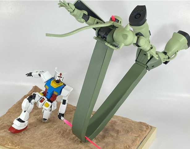 ガンプラ製作：猫マシンガン／ネタ系ガンプラ