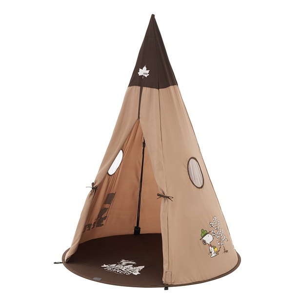 家キャンの雰囲気を高める「スヌーピー KIDS Tepee」