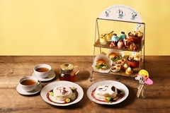 「SNOOPY ＆ PEANUTS GANG TEA PARTY」こちらはPEANUTS Cafe 名古屋バージョン(写真は2人分)