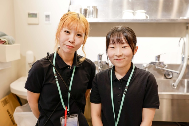 カフェの店員さんも気さくで、とてもカジュアルに利用できるのも魅力の1つ
