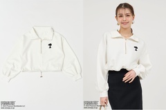 「【PEANUTS】ハーフZIPトップス」(1万2100円)