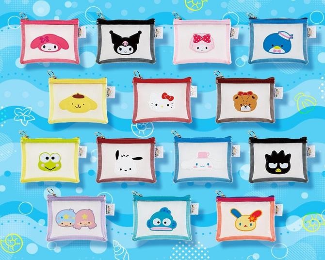 サンリオピューロランドの新グッズを紹介！全23キャラクターから選べるメッシュポーチなどが登場