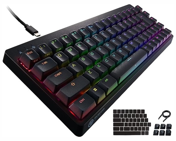 虹色に、光る…【エレコム】のゲーミングキーボードがAmazonセールで