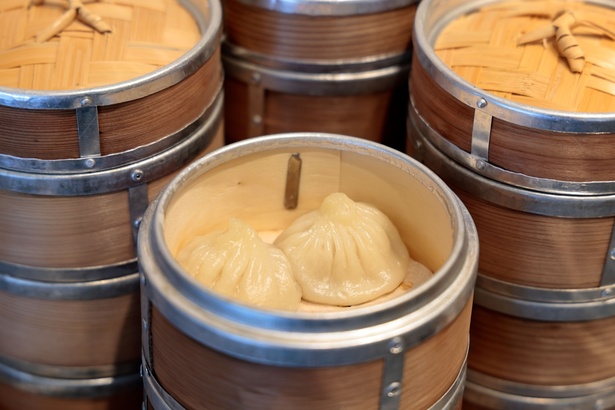 小籠包やエビシュウマイなど、数種類の点心を用意