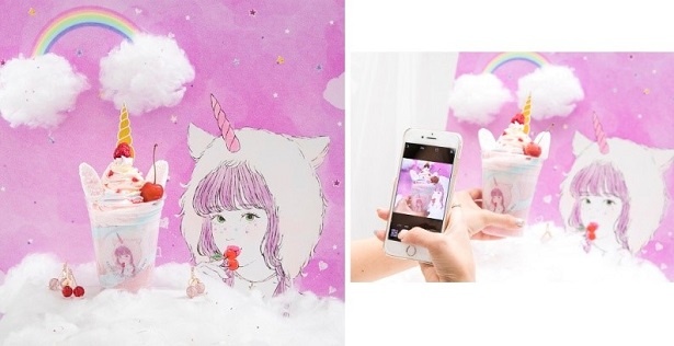 ドリーミーな雰囲気とフォトジェニックさが加わり、見た目も華やかに楽しめる