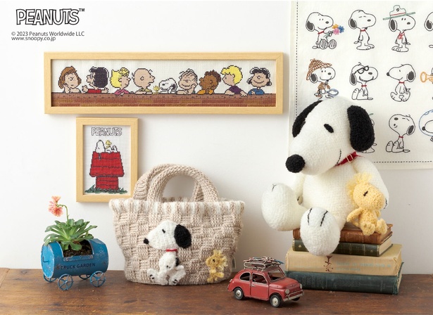 スヌーピーPEANUTSSNOOPYかぎ針編みキットハンドメイド本キット新品