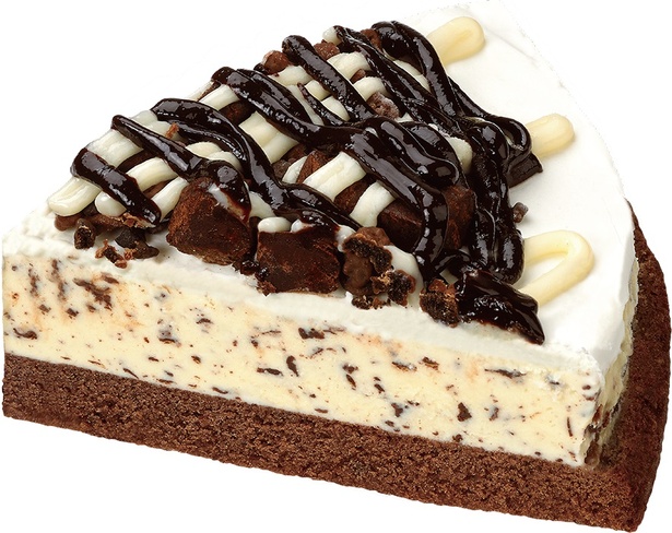 【写真を見る】ブラウニー生地に定番人気のチョコレートチップアイスクリームとホイップクリームを満遍なく敷き詰めたダブルチョコレート