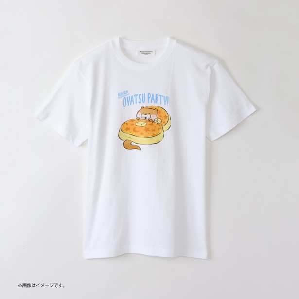 「Tシャツ パンケーキ ホワイト」(3080円)などカフェ限定グッズも続々ラインナップ