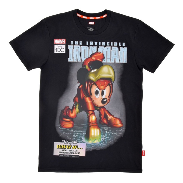【写真】アイアンマンのアーマーに身を包んだミッキーマウスが大胆にプリントされた「マーベル ミッキー 半袖Tシャツ The Invincible Iron Man」