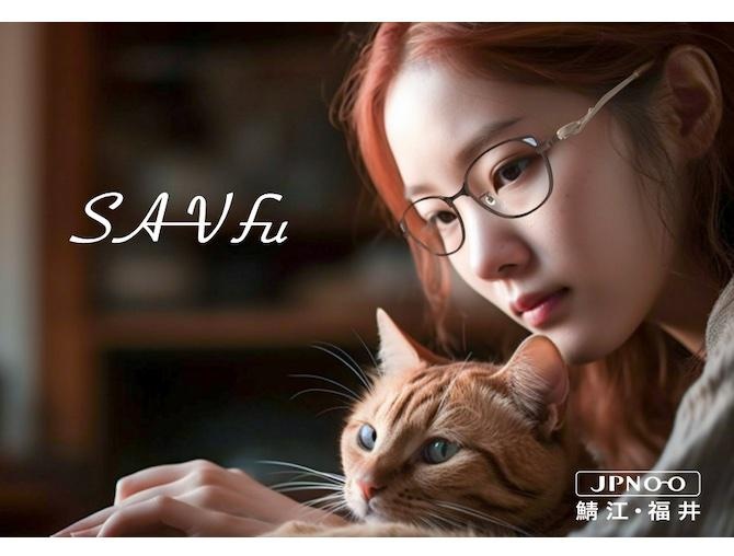 鯖江・福井産のメガネブランド「SAVfu」から、猫がモチーフの大人カワイイ「ねこメガネ」が登場