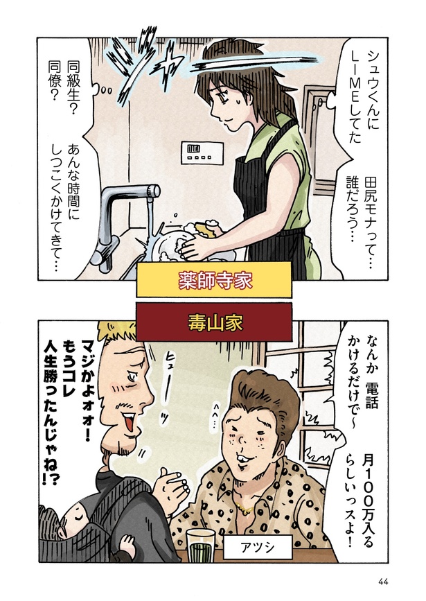 「どちらかの家庭が崩壊する漫画」38