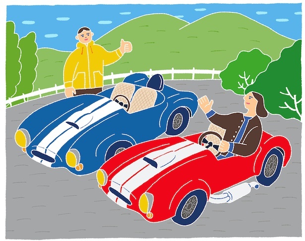 クラシックミニスポーツカーイメージ