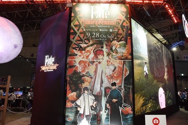 「Fate/Samurai Remnant」の試遊コーナー