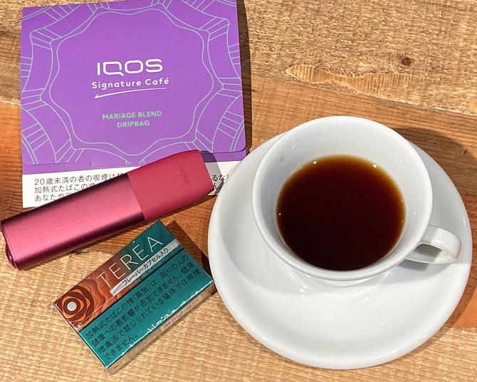 「IQOSストア 名古屋」でオリジナルドリップバッグコーヒーを無料配布中！IQOSとのマリアージュを体験