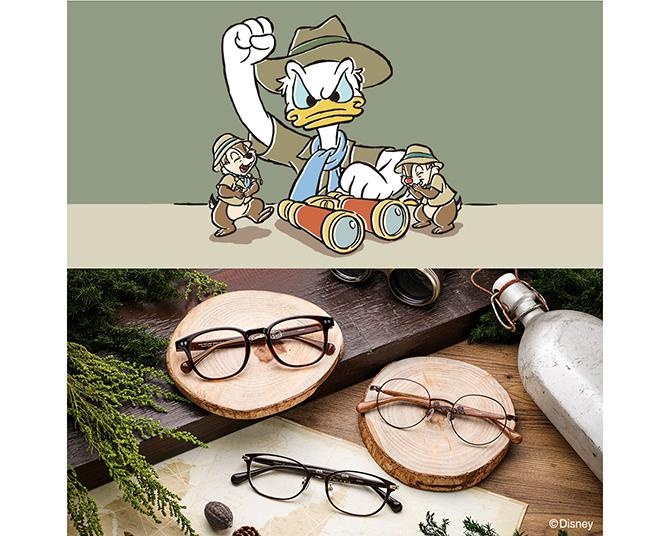 ディズニー×Zoffに新デザイン！「チップ＆デール」と「ドナルドダック」コラボデザインメガネが登場