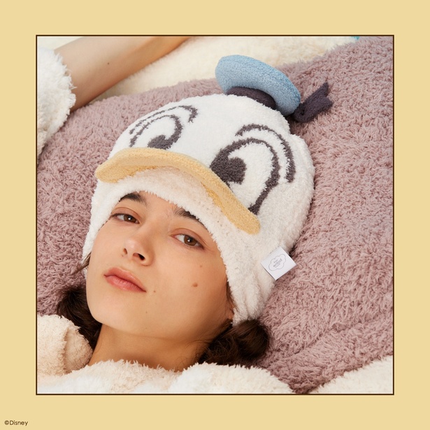 「【Sleep】Donald/吸水キャップ」(4180円)は立体的なくちばしが目を引く