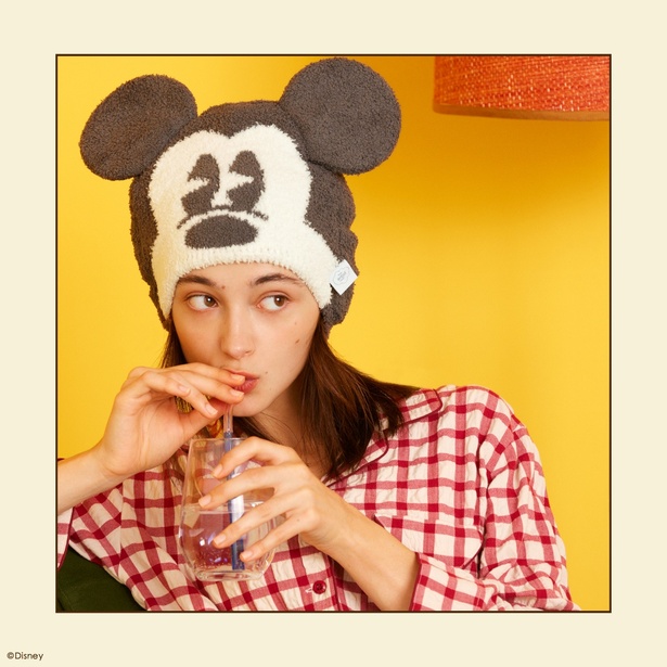 「【Sleep】Mickey/吸水キャップ」(4180円)はミッキーの丸い耳が付いていてかわいらしい