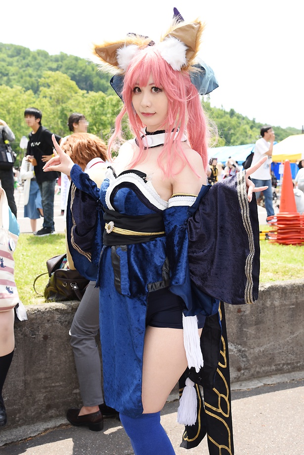 「Fate/Grand Order」の玉藻の前に扮する緋鞠あんずさん