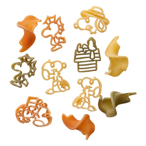 3色のいろんなシェイプがかわいいパスタ