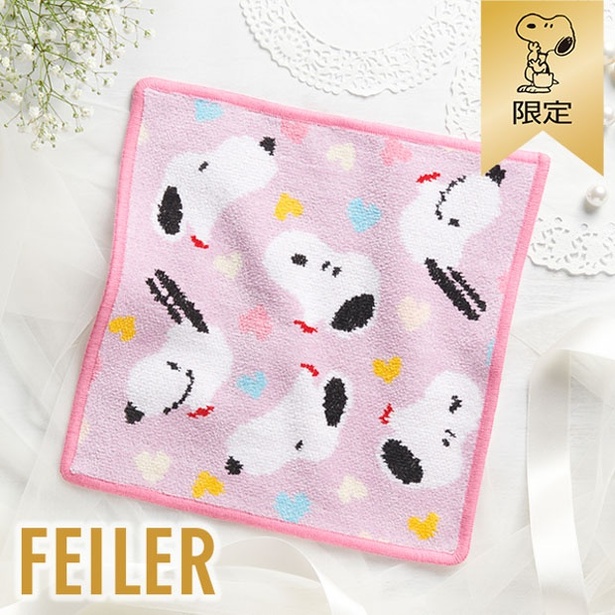 【おかいものSNOOPY限定】FEILER 巾着、ポーチ、ハンカチ