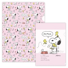 「クリアフォルダ(ピンク)」(594円)