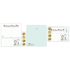 「レターセット(グリーン)」(704円)