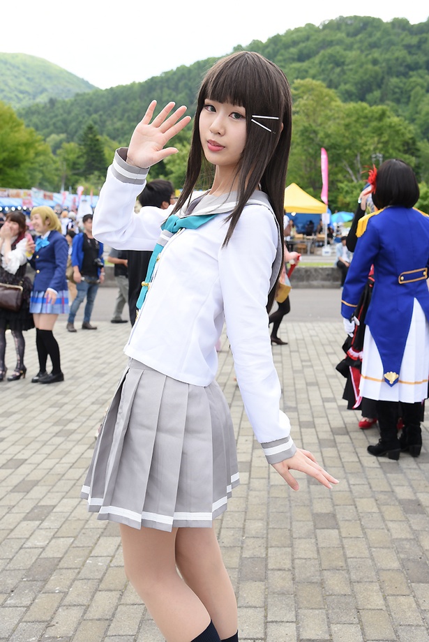 「ラブライブ！サンシャイン!!」の黒澤ダイヤに扮するCARINさん