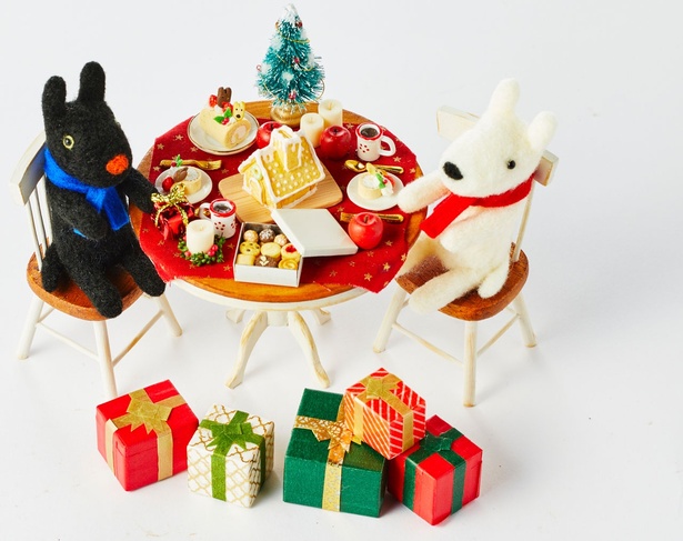 「Petit Chambre クリスマスミニチュアテーブルセット」(1万6500円)限定11個