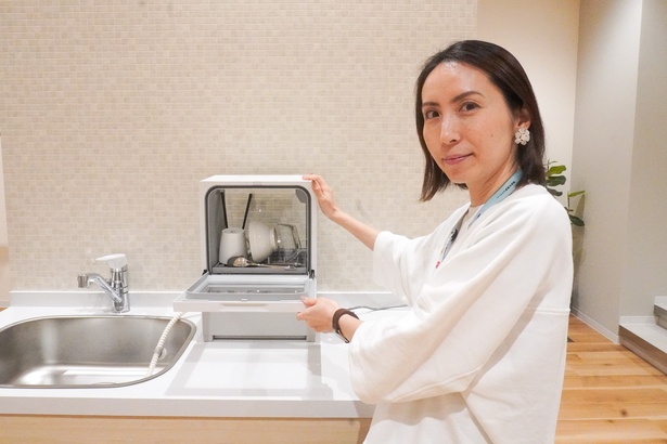 「食洗機を今以上に広められるよう、がんばります！」と山本さん