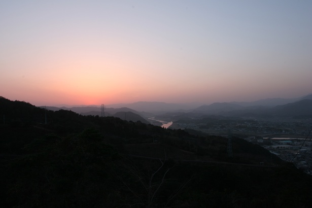 愛宕山からの景観・夕暮れ