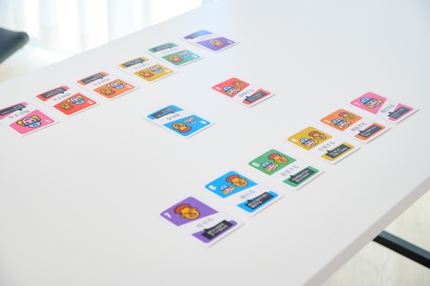 【写真】Management3.0で提供しているゲーム、「デリゲーションポーカー」。ひとつのテーマに対して、どのように権利を委譲していくのかをポーカーを通じて話し合っていく。オンラインでもできる