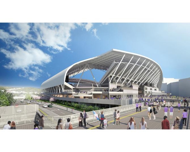 サンフレ新スタジアム「エディオンピースウイング広島」が来年2月開業