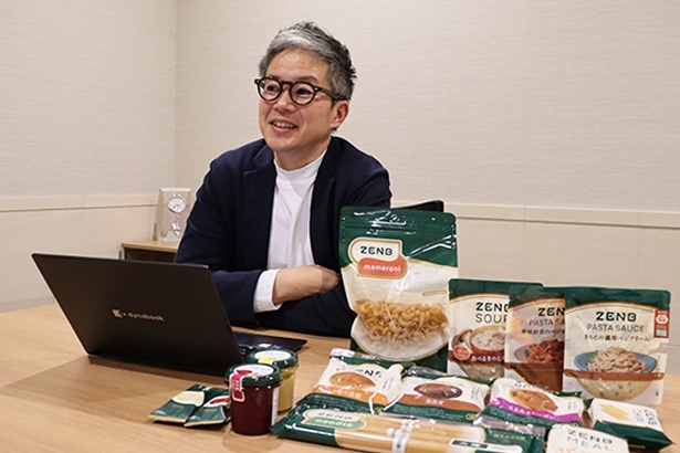 「商品やブランドを通じて、グルテンフリーのよさを日本でもどんどん広げていきたい」と話す佐藤さん