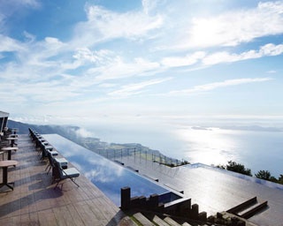 【涼絶景】ロープウェイでわずか5分で到着！琵琶湖全体を望む天空のカフェ