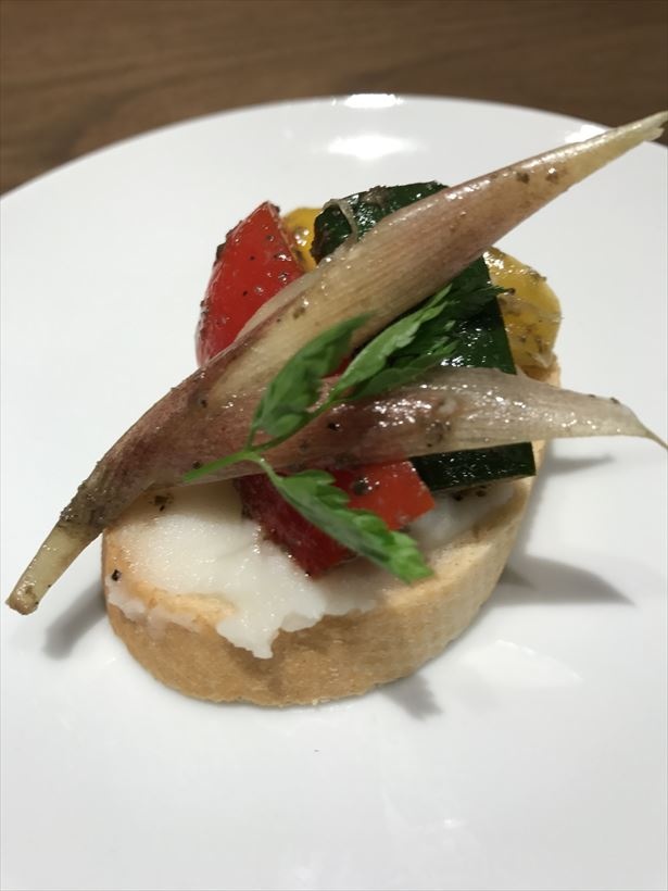 「夏野菜とタプナード」