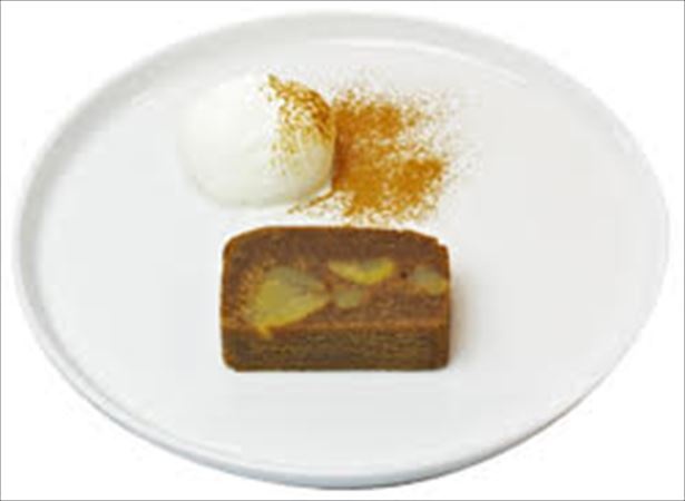 トラヤカフェ青山店の「和栗とチョコレートのフォンダン」(810円)。テイクアウト用はあんスタンド新宿店、青山店両店で購入可能