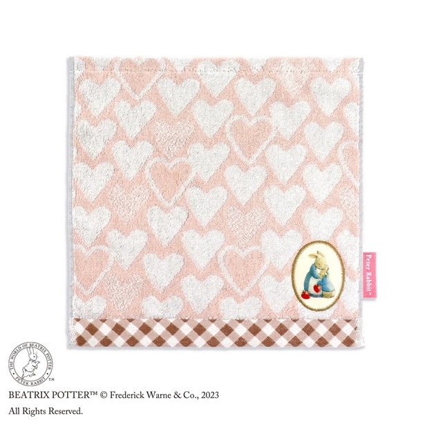 「ハート タオルハンカチ ピンク」(880円)