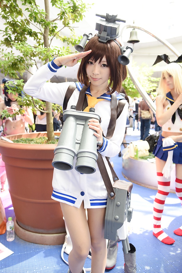 「艦隊これくしょん -艦これ-」の雪風に扮する ぽちさん