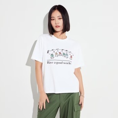 「半袖Tシャツ(00 WHITE)」(1500円) ※グラフィックはフロントのみ