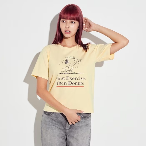 「半袖Tシャツ(41 YELLOW)」(1500円) ※グラフィックはフロントのみ