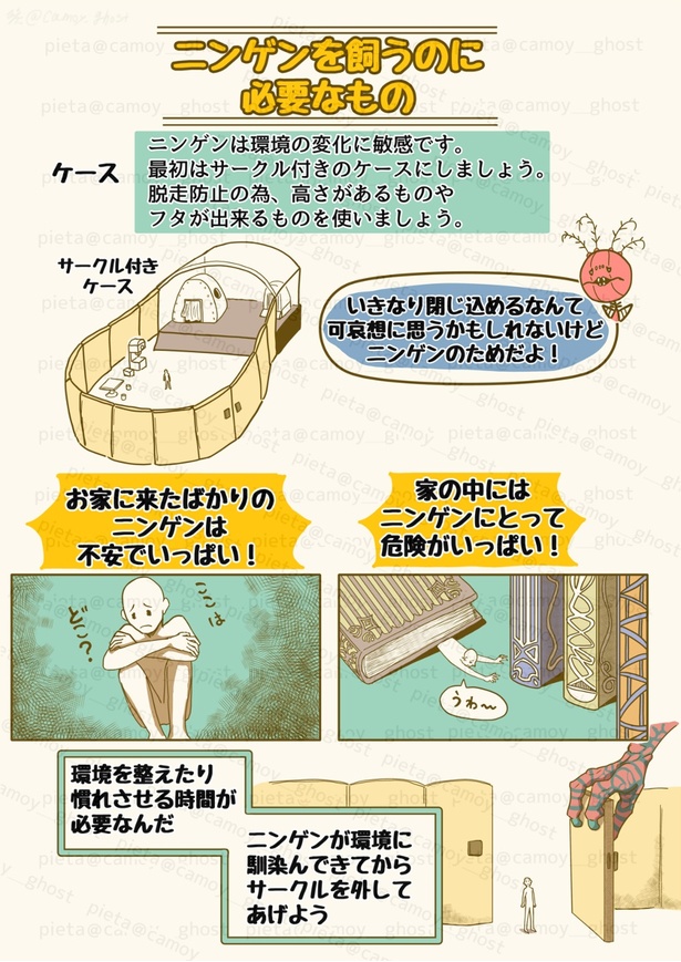 ニンゲンの飼い方「ニンゲンを飼うのに必要なもの」1